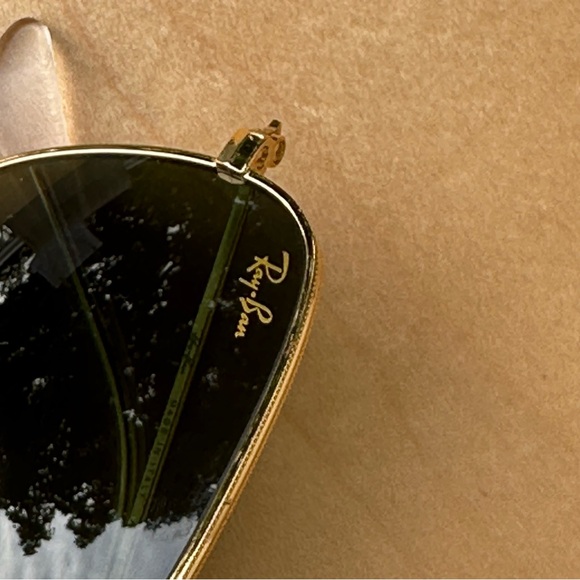 Ray-Ban RB3857 Frank 51-20 Gold and G-15 Green - Picture 7 of 16